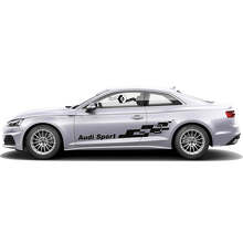 Audi Logo Zijkant Strepen Vinyl Decal Set voor Audi A5_2