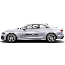 Audi Logo Zijkant Strepen Vinyl Decal Set voor Audi A5_4