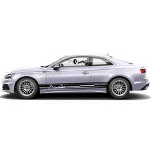 Audi Logo Zijkant Strepen Vinyl Decal Set voor Audi A5_5