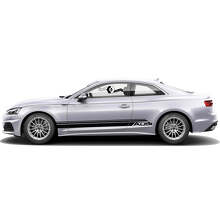 Audi Sport zijstrips vinyl decal set voor Audi A5_3