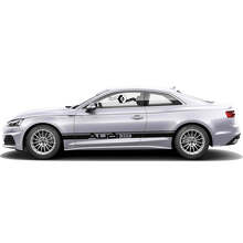Audi Sport zijstrips vinyl decal set voor Audi A5_4