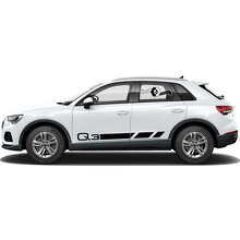 Q3 Logo Zijdstrepen Vinyl Decal Set voor Audi Q3_2