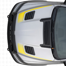Hockeystick Stroboscoop Stijl Motordeksel Vinyl Decal Set voor Dodge Ram Sport 2019+_5