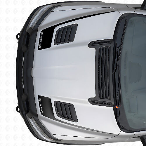 Hockey Stick Stijl Aangepaste Motorkap Vinyl Decal Set voor Dodge Ram Sport 2019+