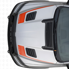 Hockey Stick Stijl Aangepaste Motorkap Vinyl Decal Set voor Dodge Ram Sport 2019+_4