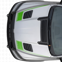 Outline Custom Text Motorkap Strepen Vinyl Decal Set voor Dodge Ram Sport 2019+_3