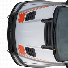 Outline Custom Text Motorkap Strepen Vinyl Decal Set voor Dodge Ram Sport 2019+_4