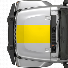 Centrale brede motorkapstreep vinyl decal voor Jeep Wrangler 2007+_5
