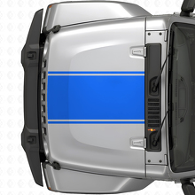 Centrale Outlinestreep Motordeksel Vinyl Decal voor Jeep Wrangler 2007+_2