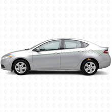 Strobe Omtrek Zijstrepen Vinyl Decal Kit voor Dodge Dart 2013+_3