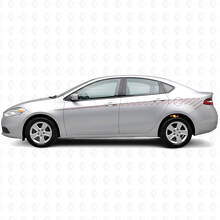 Strobe Omtrek Zijstrepen Vinyl Decal Kit voor Dodge Dart 2013+_4