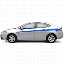 Accent Strepen Vinyl Decal Kit voor Dodge Dart 2013+_2