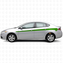 Accent Strepen Vinyl Decal Kit voor Dodge Dart 2013+_3