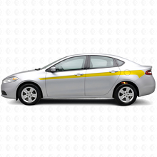 Accent Strepen Vinyl Decal Kit voor Dodge Dart 2013+_5