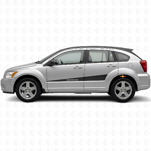 Aangepast Uitbreidend Zijstrepen Vinyl Decal Kit voor Dodge Caliber 2007+