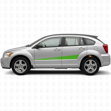Aangepast Uitbreidend Zijstrepen Vinyl Decal Kit voor Dodge Caliber 2007+_3