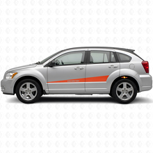 Aangepast Uitbreidend Zijstrepen Vinyl Decal Kit voor Dodge Caliber 2007+_4