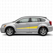 Aangepast Uitbreidend Zijstrepen Vinyl Decal Kit voor Dodge Caliber 2007+_5