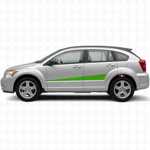 Uitbreidende zijstrepen vinyl decal kit voor Dodge Caliber 2007+_3