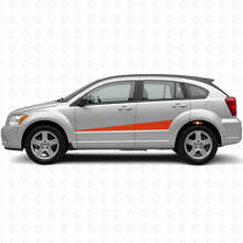 Uitbreidende zijstrepen vinyl decal kit voor Dodge Caliber 2007+_4