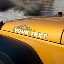 Mountains Style Lettering Vinyl Stickers Voor Jeep Wrangler Editie_2