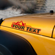 Mountains Style Lettering Vinyl Stickers Voor Jeep Wrangler Editie_3