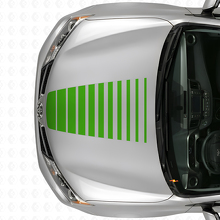 Uitbreidende Stroboscoop Motorkap Strepen Vinyl Decal voor Toyota RAV4 2013+_3