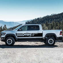TRX Stijl Deurzijstrepen Vinyl Decal Set voor Dodge Ram Rebel 2021+_2