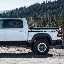 TRX Rebel zijkantstrepen vinyl decal set voor Dodge Ram Rebel 2021+_2