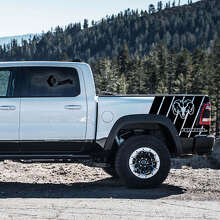 TRX Rebel zijkantstrepen vinyl decal set voor Dodge Ram Rebel 2021+_4