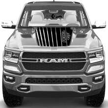 TRX Rebel Motorkap Strepen Vinyl Sticker voor Dodge Ram Rebel 2021+_2