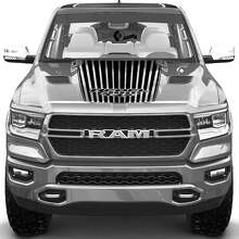 TRX Rebel Motorkap Strepen Vinyl Sticker voor Dodge Ram Rebel 2021+_4