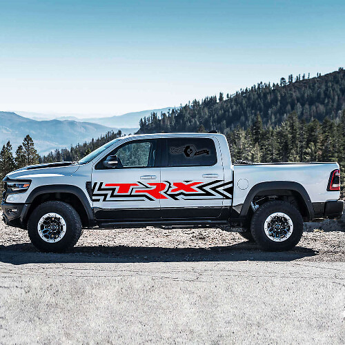 TRX Deurzij Vinyl Decal Kit voor Dodge Ram Rebel TRX 2021+