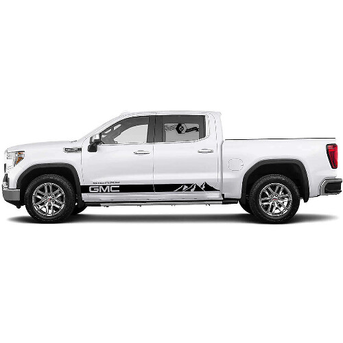 Mountain Style Zijstrepen Vinyl Decal Kit voor GMC Sierra
