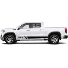 Vinylstickerset met Merkdeurstroken voor GMC Sierra_3