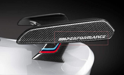 M Performance Style Spoiler Vinyl Decal Kit voor BMW