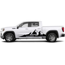 Grote Bergen Zij Vinyl Decal Kit voor GMC Sierra_2