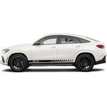 Versierde zijstrepen vinyl decalset voor Mercedes Benz GLE_3