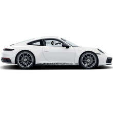 Ruitenpatroon stijl dorpelstrips vinyl decal kit voor Porsche Carrera 911_2