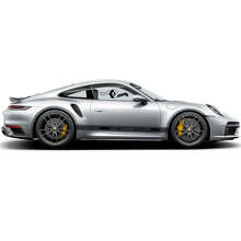 Racingstijl zijstrepen vinyl sticker kit voor Porsche 911 Turbo S_3