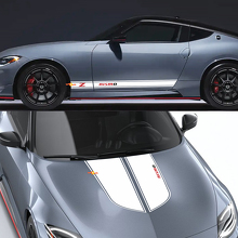 Nismo Outline Motorkap- en Zijstrippen Vinyl Decal Kit voor Nissan Z Nismo 2024_3