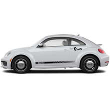 Gemerkt Deur Zijkant Strepen Vinyl Decal Kit voor Volkswagen Beetle_4