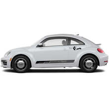 Beetle Lettering Zijstrepen Vinyl Decal Kit voor Volkswagen Beetle_5