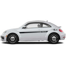 Merkletters Zijaccentstrepen Vinyl Decal Set voor Volkswagen Kever_3