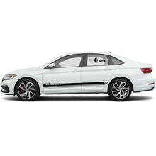 Volkswagen Lettering Zijstrip Vinyl Decal Set voor Volkswagen Jetta_2