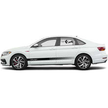 Volkswagen Lettering Zijstrip Vinyl Decal Set voor Volkswagen Jetta_3