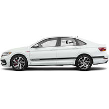 Volkswagen Lettering Zijstrip Vinyl Decal Set voor Volkswagen Jetta_4