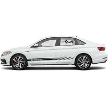 Merkspecifieke zijrace strepen vinyl decal set voor Volkswagen Jetta_3