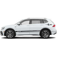 VW & Tiguan Letters Zijstrepen Vinyl Decal Set voor Volkswagen Tiguan_3