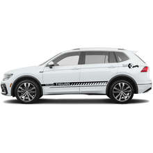 VW & Tiguan Letters Zijstrepen Vinyl Decal Set voor Volkswagen Tiguan_5